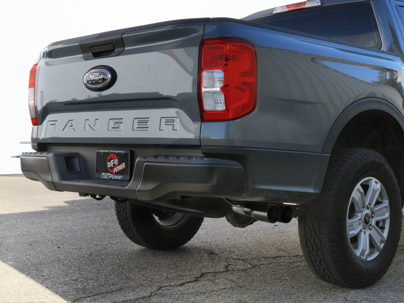 aFe 2024+ Ford Ranger L4-2.3L (t) Vulcan Series 2.5in to 3in Cat-Back Exhaust w/ Black Tip