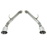 Remark 2014+ Infiniti Q50 Axle Back Exhaust w/Stainless Steel Single Wall Tip