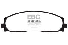 Load image into Gallery viewer, EBC 12+ Chrysler Town & Country 3.6 Yellowstuff Front Brake Pads