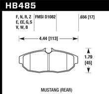 Load image into Gallery viewer, Hawk 05-07 Ford Mustang GT & V6 HP+ Street Rear Brake Pads