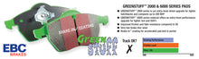 Load image into Gallery viewer, EBC 12+ Chrysler Town & Country 3.6 Greenstuff Front Brake Pads