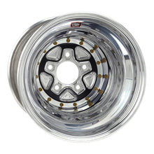 Load image into Gallery viewer, Weld Alumastar Pro 16x16 / 5x5.5 BP / 5in. BS Black Wheel - Knurled Beadlock