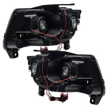 Load image into Gallery viewer, Oracle 11-13 Jeep Grand Cherokee Pre-Assembled Halo Headlights (Non HID) Chrome - Red