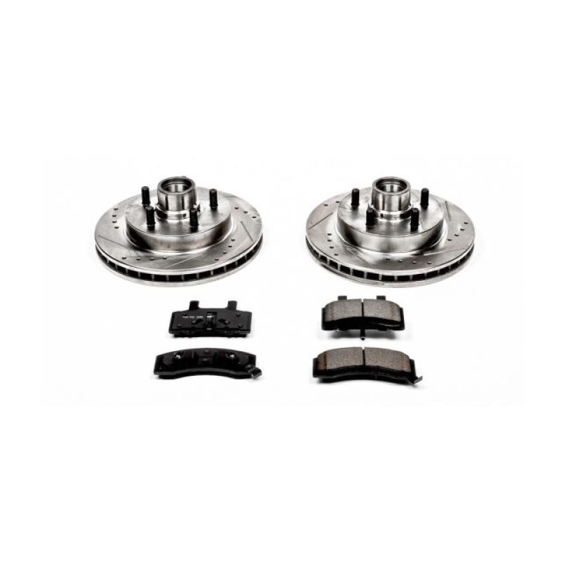 Power Stop 98-00 Chevrolet Tahoe Front Z23 Evolution Sport Brake Kit