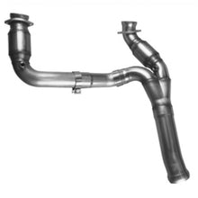 Load image into Gallery viewer, Kooks 09-13 GM 1500 3in x OEM Out Cat SS Y Pipe Kooks HDR Req