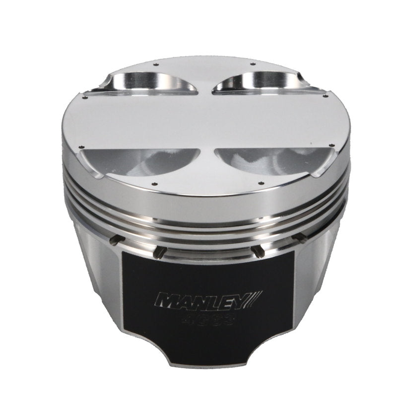 Manley Mitsubishi 4G63/4G63T 86mm Bore 10.0/10.5:1 Comp Ratio -2.5cc Flat Top T/T Piston Set