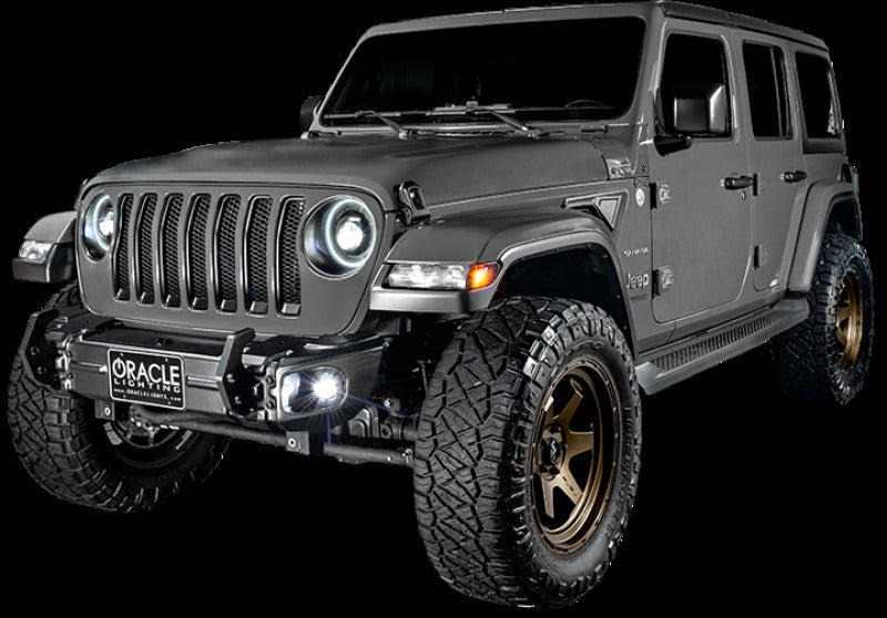 Oracle Jeep Wrangler JL/Gladiator JT Sport High Performance W LED Fog Lights - Green SEE WARRANTY