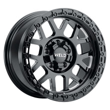 Load image into Gallery viewer, Weld Off-Road W105 17X9.0 Cinch 5X114.3 5X127 ET00 BS5.00 Gloss Black MIL 78.1