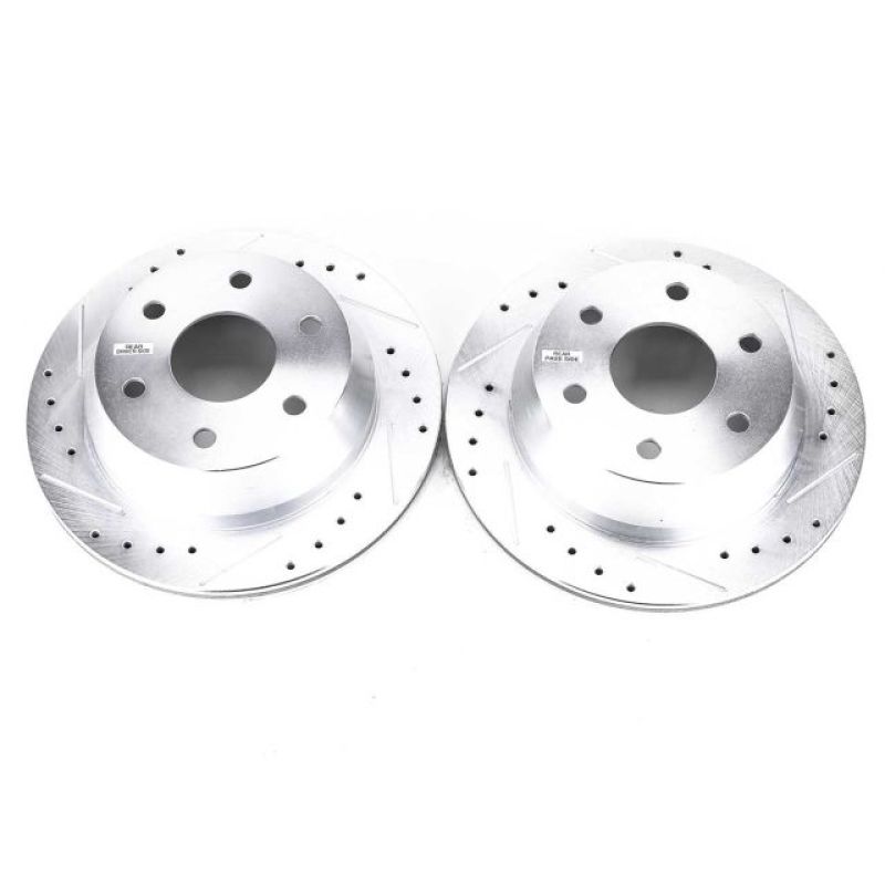 Power Stop 03-05 Chevrolet Astro Rear Evolution Drilled & Slotted Rotors - Pair