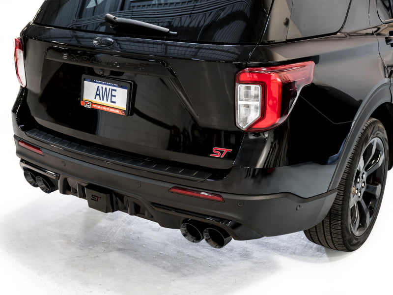 AWE Tuning 2020+ Ford Explorer ST Touring Edition Exhaust w/ Diamond Black Tips