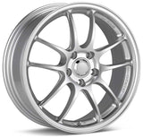 Enkei PF01 18x9 5x114.3 35mm Offset 75 Bore Dia Silver Wheel