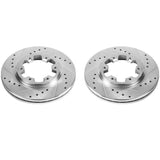 Power Stop 85-86 Nissan 720 Front Evolution Drilled & Slotted Rotors - Pair