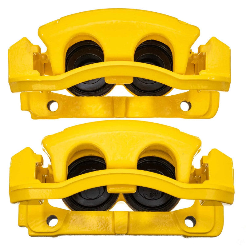 Power Stop 06-08 Lincoln Mark LT Front Yellow Caliper w/Bracket (Pair)