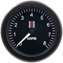 Load image into Gallery viewer, Autometer Stack Sport 88mm 0-8K RPM Tachometer - Black