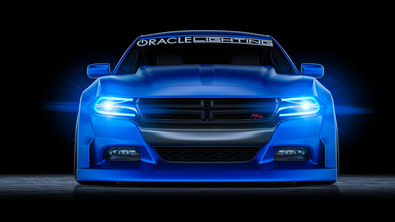 Oracle 15-21 Dodge Charger RGB+W DRL Headlight DRL Upgrade Kit - ColorSHIFT 2 SEE WARRANTY