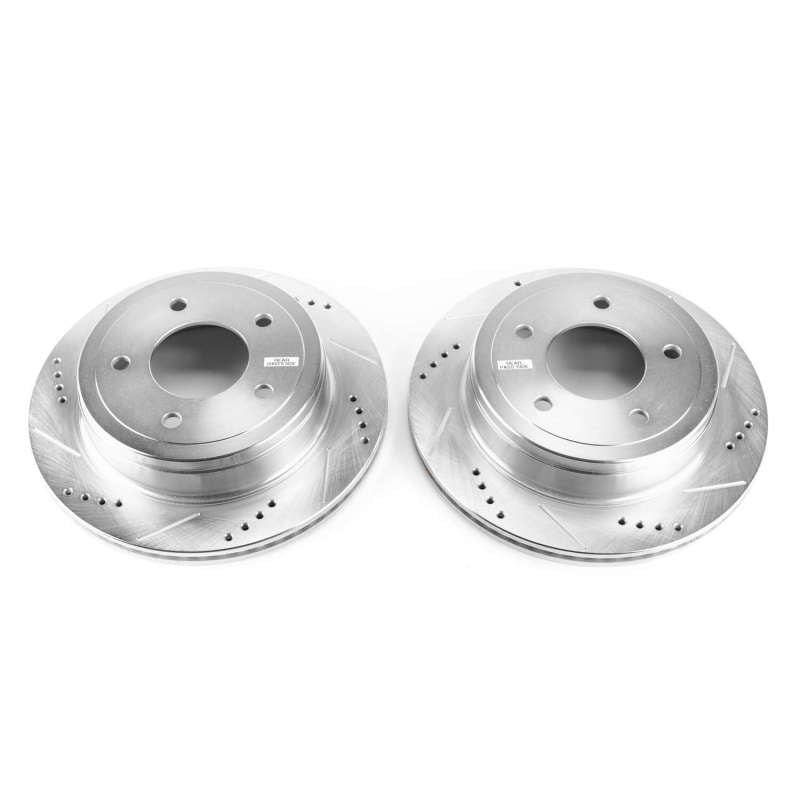 Power Stop 04-07 Ford E-150 Rear Evolution Drilled & Slotted Rotors - Pair