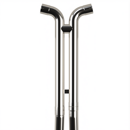 Kooks 18-24 Ford Mustang GT 5.0 3in. Valved Shotgun Cat-Back Exhaust - Carbon Tips