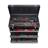 BikeMaster 3 Drawer Toolbox -  Includes 129 Piece Tool Set