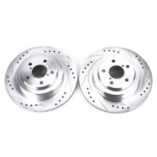 Load image into Gallery viewer, Power Stop 06-07 Subaru Impreza Rear Evolution Drilled &amp; Slotted Rotors - Pair