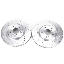 Load image into Gallery viewer, Power Stop 07-13 Acura MDX Front Evolution Drilled &amp; Slotted Rotors - Pair