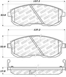 StopTech Street Touring 02-05 350z / 03-04 G35 / 03-05 G35X Front Brake Pads