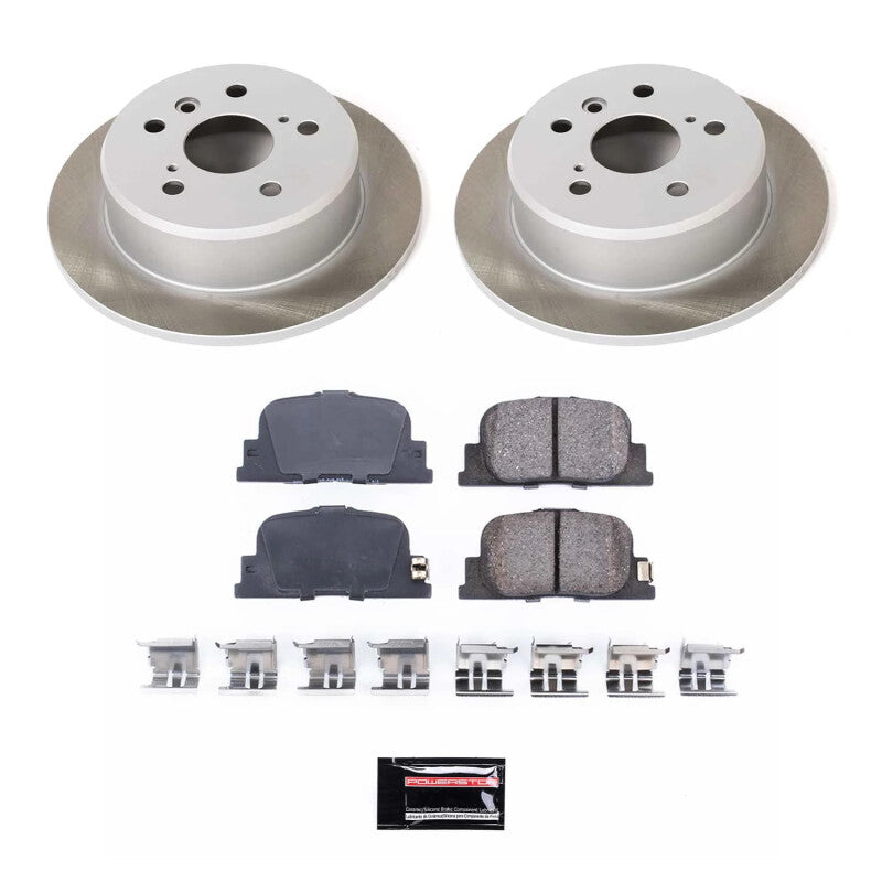 Power Stop 00-01 Toyota Camry Rear Semi-Coated Rotor Kit