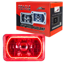 Load image into Gallery viewer, Oracle Pre-Installed Lights 4x6 IN. Sealed Beam - Red Halo SEE WARRANTY