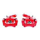 Power Stop 01-05 Mazda Miata Rear Red Calipers w/Brackets - Pair