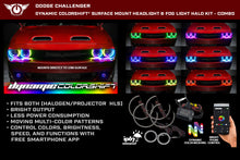 Load image into Gallery viewer, Oracle 15-23 Dodge Challenger Dynamic Surface Mount Headlight Halo Kit - SEE WARRANTY