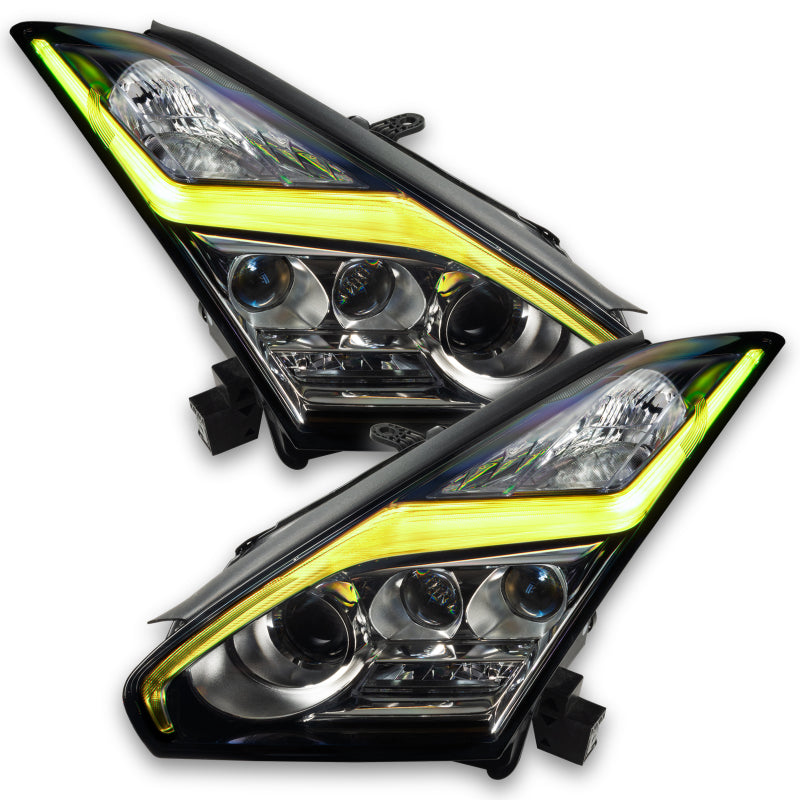 Oracle 15-21 Nissan GT-R RGB+W (Lightning Bolt) Headlight DRL Upgrade Kit - ColorSHIFT SEE WARRANTY