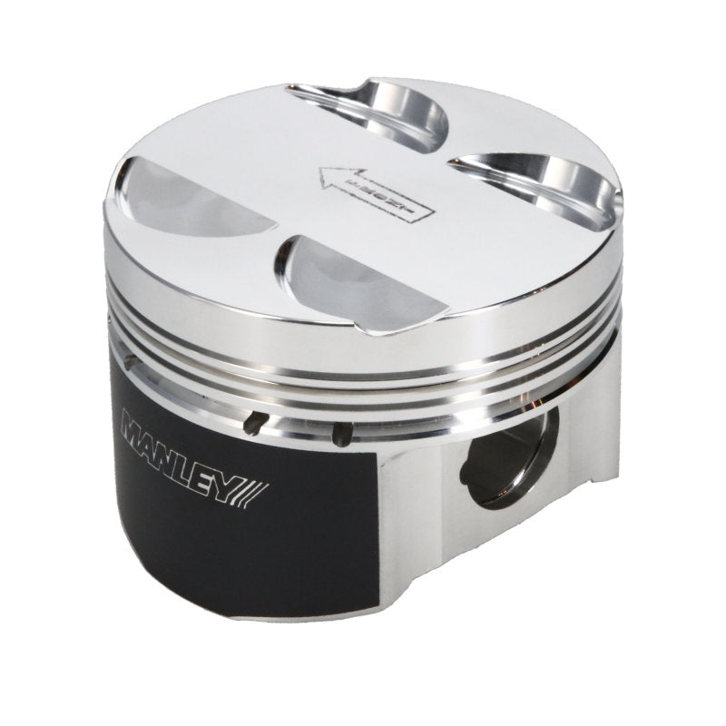 Manley 16+ Nissan VR30DDTT 86mm Bore Grade 2 10:1 CR -3.5cc Dome Flat Top Piston w/ Rings (SINGLE)