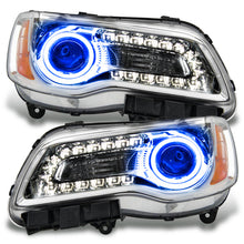 Load image into Gallery viewer, Oracle 11-14 Chrysler 300C NON HID LED Halo Headlights Chrome Housing - Blue SEE WARRANTY