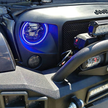 Load image into Gallery viewer, Oracle 7in High Powered LED Headlights - Black Bezel - Dynamic - Dynamic SEE WARRANTY