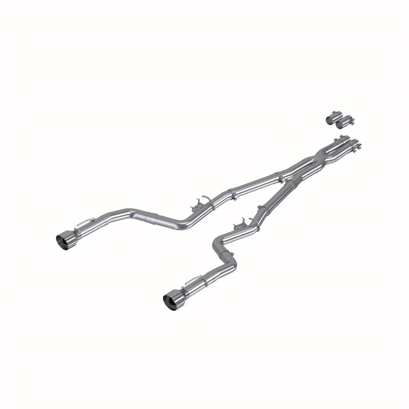 MBRP 17-21 Charger 5.7L/6.2L/6.4L 3in Race Profile Cat-Back w/ Dual Tips Aluminized Steel Exhaust