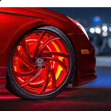 Load image into Gallery viewer, Oracle LED Illuminated Wheel Rings - Double LED - Red SEE WARRANTY