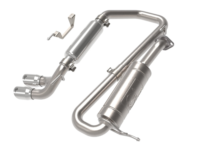 aFe 18-21 Suzuki Jimny Takeda 2-1/4in. 304 SS Cat-Back Exhaust w/ Polished Tip