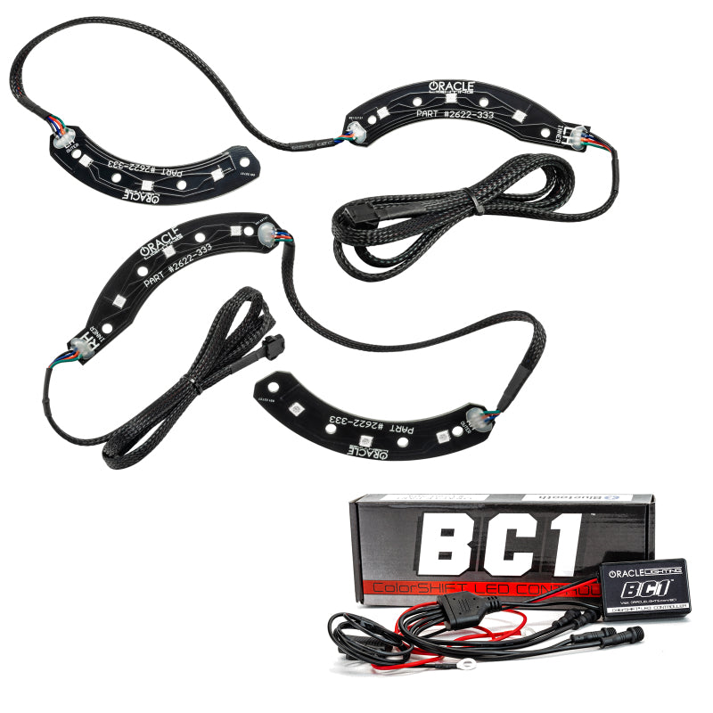 Oracle 14-15 Chevy Camaro RS Headlight DRL Upgrade Kit - ColorSHIFT w/ BC1 Controller SEE WARRANTY