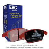 EBC 10-14 Ford Mustang 3.7 Redstuff Rear Brake Pads
