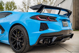 Corsa 20-25 Chevrolet Corvette C8 RWD 4.5in Carbon Fiber Black PVD Tip Kit (For Corsa Exhaust Only)