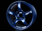 Advan TC4 16x8 +38 4-100 Indigo Blue & Ring Wheel (MOQ 20)