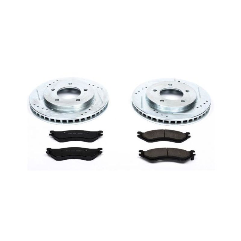 Power Stop 97-02 Ford Expedition Front Z23 Evolution Sport Brake Kit