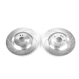 Power Stop 05-06 Mercedes-Benz G55 AMG Front Evolution Drilled & Slotted Rotors - Pair