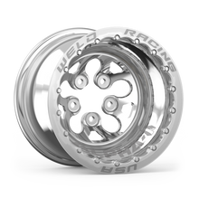 Load image into Gallery viewer, Weld Alpha-1 15x13 / 5x4.5 BP / 3in. BS Polished Wheel - Polished Double Beadlock MT