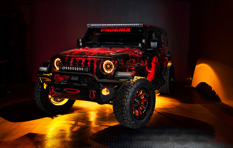 Oracle Jeep Wrangler JL/JT Sport High Performance W LED Fog Lights - w/o Controller