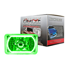 Load image into Gallery viewer, Oracle Pre-Installed Lights 4x6 IN. Sealed Beam - Green Halo SEE WARRANTY