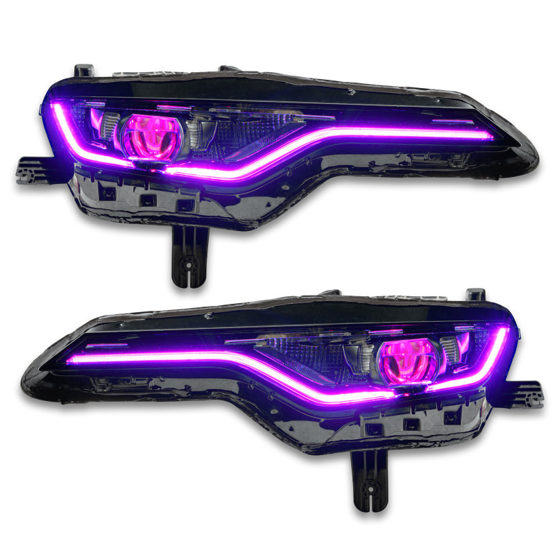 Oracle 19-21 Chevy Camaro SS/RS RGBW+A Headlight DRL Upgrade Kit - ColorSHIFT SEE WARRANTY