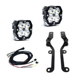 Baja Designs 19-24 Chevy Silverado 1500 Squadron Sport 2.0 A-Pillar Kit (Spot) - Clear