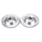 Power Stop 06-18 Dodge Charger Rear Evolution Drilled & Slotted Rotors - Pair