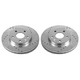 Power Stop 11-16 Buick LaCrosse Front Evolution Drilled & Slotted Rotors - Pair