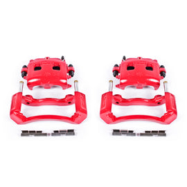 Power Stop 02-05 Dodge Ram 1500 Front Red Calipers w/Brackets - Pair